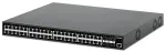 Intellinet 48 prievadų Gigabit Ethernet PoE+ valdomas L2+ jungiklis su &scaron;e&scaron;iais 10G SFP+ uplinkais, IEEE 802.3at/af (PoE+/PoE), 450 W PoE biudžetas, L2+/L3 Lite, 6 x 10G SFP+