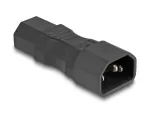 Maitinimo adapteris DeLOCK IEC 60320 C14 į C13 ki&scaron;tukinis lizdas 10A tiesus juodas