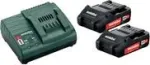Metabo 685161000 baterijos ir įkroviklio rinkinys Li-Ion 2 Ah