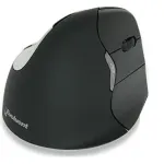 BakkerElkhuizen Evoluent 4 Bluetooth Black, de&scaron;inei rankai, vertikalus dizainas, lazerinis, Bluetooth, 2600 DPI, juoda