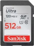 SanDisk Ultra 512GB SDXC UHS-I U1 / Class10 atminties kortelė (SDSDUN4-512G-GN6IN)