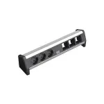 Prailginimo blokas 3 AC lizdai Bachmann 902.002 juodas sidabrinis