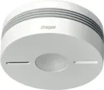Hager TG551A Komfort Q belaidis dvigubas dūmų jutiklis, baltas