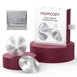 Momcozy 999 Sidabrinis maitinimo skydelis 55 mm 2 vnt L