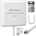 I&scaron;orinė 4G/5G LTE antena QOLTEC 9 dBi su SMA jungtimi ir 3 m kabeliu