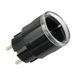 Shelly Plug S MTR Gen3 i&scaron;manusis ki&scaron;tukas (juodas)