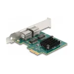 DeLOCK PCI Express x1 kortelė 2 x RJ45 Gigabit LAN BCM Pilka