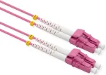 VALUE &scaron;viesolaidinis kabelis 50/125 &micro;m OM4 - LC/LC - mažų nuostolių jungtys - violetinis - 7 m