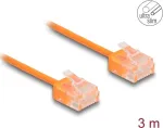 DeLOCK RJ45 Cat.6 UTP Ultra Slim 3 m oranžinis tinklo kabelis