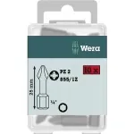 Wera 855/1 Z Pozidriv antgalis PZ 2, D 6.3, 10 vnt.