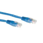 ACT Blue 3 m U/UTP CAT5E jungiamasis laidas su RJ45 ki&scaron;tukais