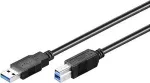 Wentronic 93655 USB kabelis juodas