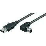 Wentronic Goobay USB 2.0 Hi-Speed laidas, juodas, 3 m &ndash; USB 2.0 ki&scaron;tukas (A tipas) > USB 2.0 ki&scaron;tukas (B tipas) (68733)