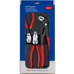 Knipex replių rinkinys &bdquo;Power Pack&ldquo; &ndash; 3 poliruoti termoformuoti plastikiniai dėklai