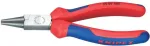 Knipex apvaliosios nosies replės 160mm poliruota galvutė daugiakomponentės rankenos