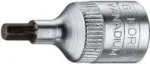 Gedore 6178490 antgalis atsuktuvui 1/4", &scaron;e&scaron;iabriaunis 6 mm