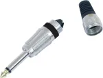 6,3 mm mono ki&scaron;tukas Omnitronic 30200694, nikeliuotas garso jungtis