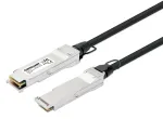 Intellinet 3 m 40G QSFP+ pasyvus vario Twinax kabelis, 30AWG, MSA suderinamas, QSFP-H40G-CU3M