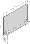 SCHROFF Air Baffle - Dangtelis lizdui 3HE 12TE 220T (34562844)