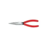 Knipex replės lygiais apvaliais nasrais tiesios poliruotos 160mm plastikinė rankena