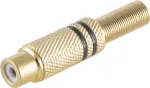 RCA jungtis ShiverPeaks BS52021-S Gold moteri&scaron;ka