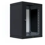 EFB Elektronik 19 spinta X-Rack su stikliniomis durimis 400-600 mm juoda - sieninė spinta (WGX-1506TS.G1)