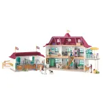 schleich HORSE CLUB Ežero kra&scaron;to namas su arklide