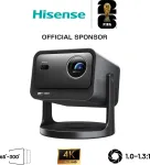 Projektorius HISENSE C3 4K Trichroma Lazerinis 2500 ANSI liumenų