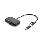 StarTech.com USB-C/USB-A adapteris M.2 NVMe ir 2,5 col./3,5 col. SATA diskams, 10 Gbps, be įrankių i&scaron;orinis SSD / kietojo disko skaitytuvas, B+M/M-Key