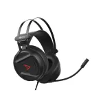 Steelplay Wired 3D Headset Hp51 &ndash; juodos ir raudonos spalvos laidinės ausinės žaidimams