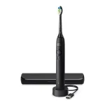 Įkraunamas soninis dantų &scaron;epetėlis Philips 3100 serijos HX4033/32 &ndash; ličio jonų baterija, 1 rankena, 1 &scaron;epetėlio galvutė, Daily Care režimas, juodas
