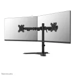 Dvigubas monitorių stovas Neomounts DS45-600BL2 10&ndash;32 colių ekranams, 2 ekranai, max 6 kg, VESA 75x75&ndash;100x100, laisvai pastatomas, juodas