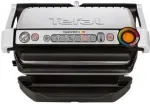 Tefal OptiGrill+ GC712D12 elektrinis kontaktinis grilis, 2000W, 6 automatinių programų, sidabrinis/juodas
