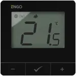 ENGO Controls E25-230B Smart Wi-Fi termostatas, montuojamas ant pavir&scaron;iaus, 230V