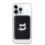 Karl Lagerfeld Power Bank Wireless 5000mAh 15W MagSafe Black Choupette Head Pin KF002167