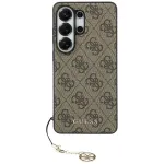 Guess 4G Classic Logo Charm MagSafe Dėklas, skirtas Samsung Galaxy S26 Ultra (Ruda)
