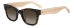 Kate Spade Aimee Square Acetate Sunglasses KSAIMEES086 Black/Grey 50mm