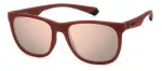 Polaroid PLD2140ST9H Unisex Sunglasses - Black Frame, Grey Polarized Lenses, 55mm