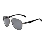 KENNETH COLE KC1318-5808A Vyri&scaron;ki Akiniai nuo Saulės &ndash; Klasikinis Stačiakampis Metalinis Rėmas su UV400 Apsauga (58/15/140 mm)