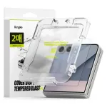 Ringke Galaxy Z Flip 7 ekrano apsauginis stiklas &ndash; i&scaron;oriniam ekranui, grūdintas stiklas 9H (2 vnt.) Skaidrus