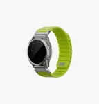UNIQ Fluo Smart-Fit Silicone Strap for Garmin 22mm &ndash; Liepų žalia