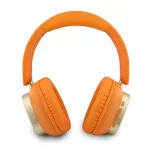 Guess Bluetooth On-Ear Ausinės &bdquo;Rectangle Metal Script&ldquo; Oranžinės