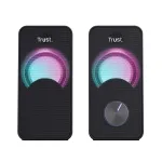 Trust Arys Black Wired 6 W garsiakalbių rinkinys su RGB foniniu ap&scaron;vietimu