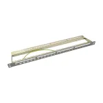 LogiLink NK4039 Keystone Patch Panel, 24 Portai, 0.5U, Ekranuotas, Pilkas - 19 colių stovo montavimui