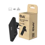 Club 3D CAC-1935 Slim 65W dvigubas USB-C GaN PD 3.1 PPS įkroviklis, juodas