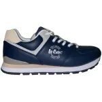 Lee Cooper vyri&scaron;ki tamsiai mėlyni casual sportbačiai su rai&scaron;teliais LCJ-23-31-3075M