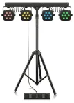 Behringer STAGE TRI LED BUNDLE ST1 rinkinys 4xLEDPAR su valdikliu + stovas