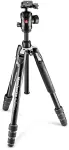 Aliuminio kelioninio trikojo komplektas su rutuliniu galvos mechanizmu Manfrotto Befree GT (MKBFRTA4GT-BH)