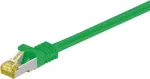 DSIT RJ45 tinklo kabelis S/FTP PiMF su CAT 7 neapdorotu kabeliu, 1 m, žalias (DC-73-010)