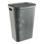 CURVER Infinity Recycled 60L dėžė laikymui 44x35x60cm tamsiai pilka
